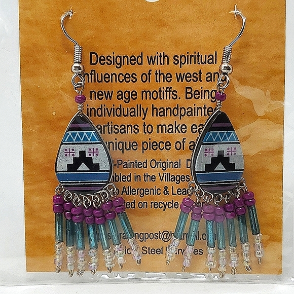 Colors Of The Southwest Pierced Earrings - Picture 2 of 5